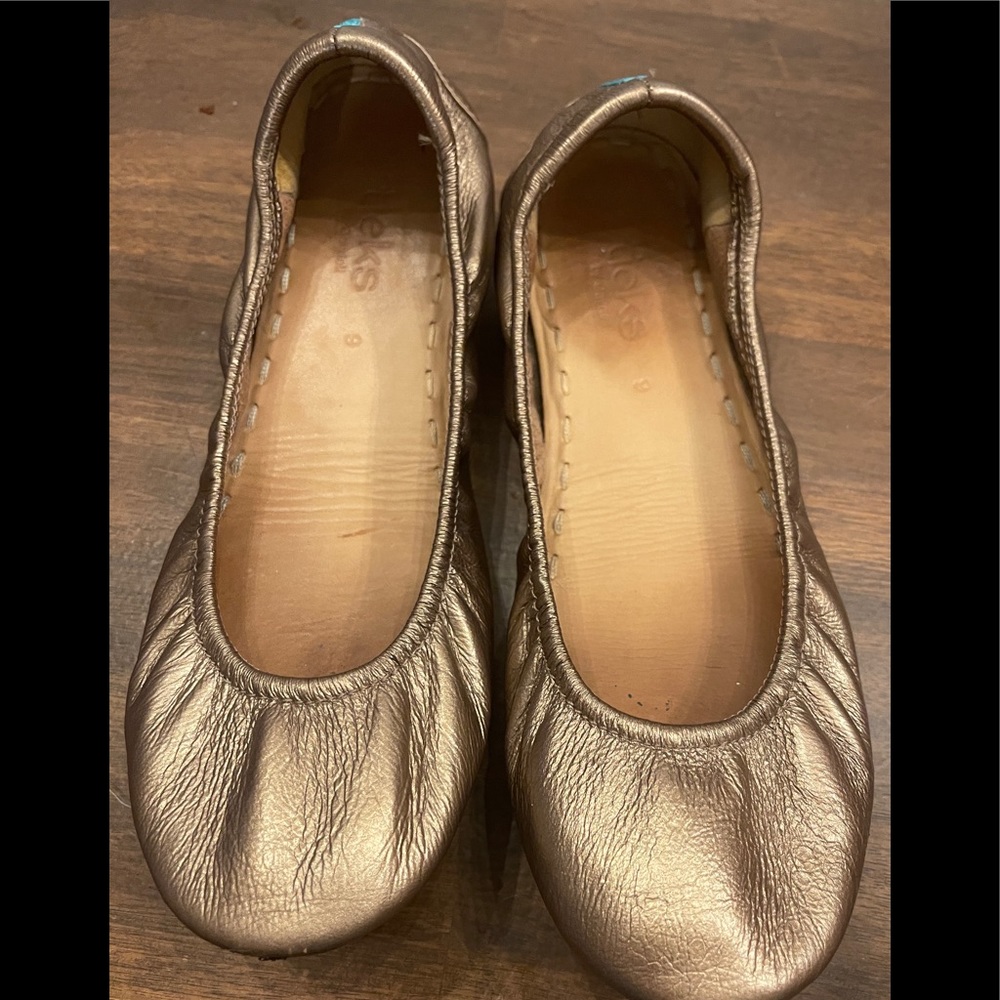 Tieks Metallic Bronze size 9